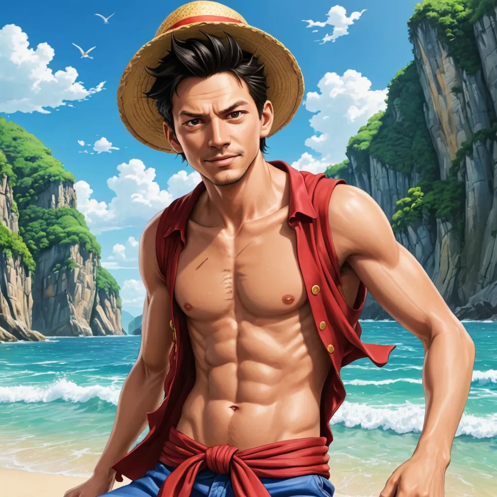 Luffy One Piece Photo Style