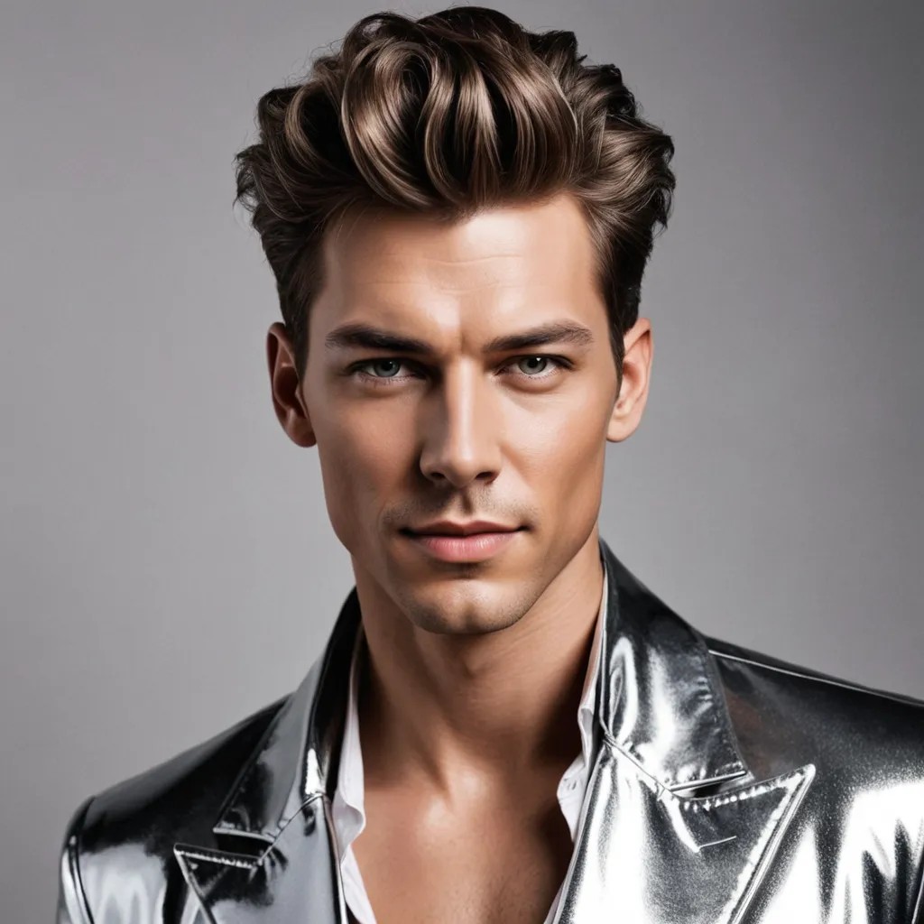 Metallic Hair and Makeup Photo Style