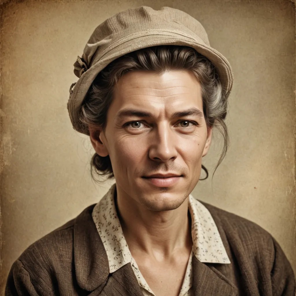 Old Woman Photo Style