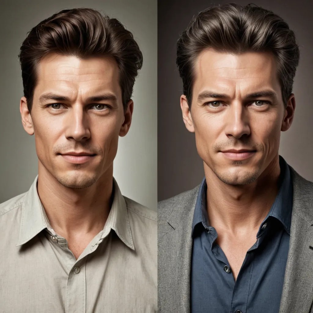 Older by 10 Years Photo Style