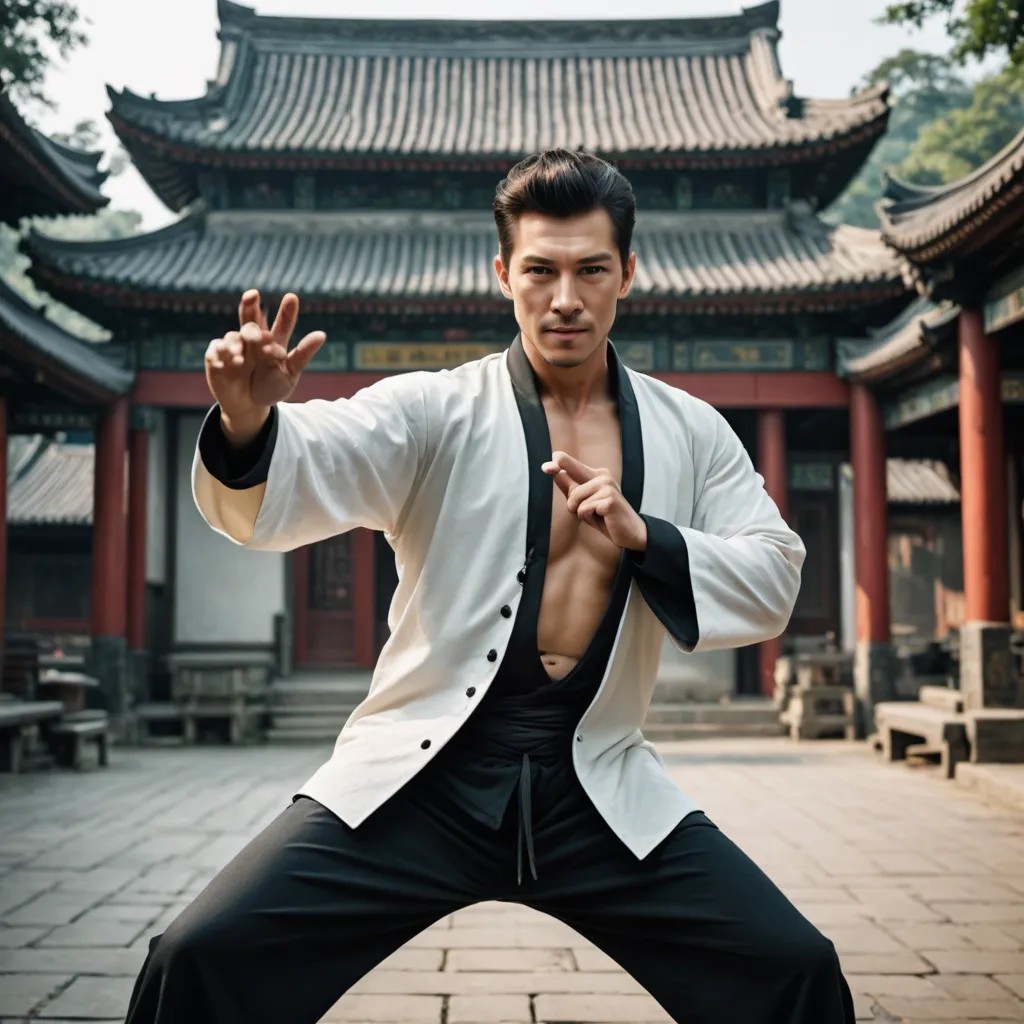 Panda Kung Fu Movie Photo Style