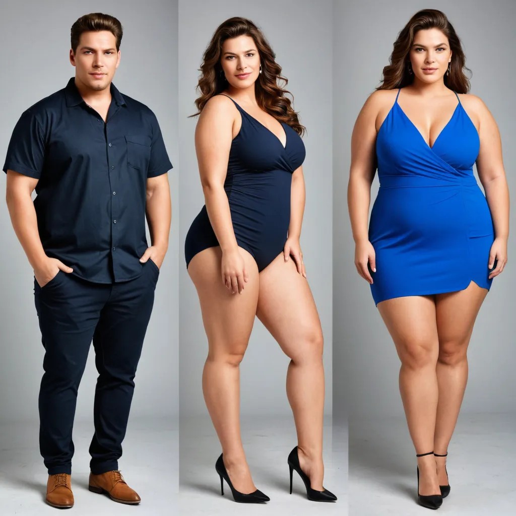 Plus Size Model Convert Photo Style