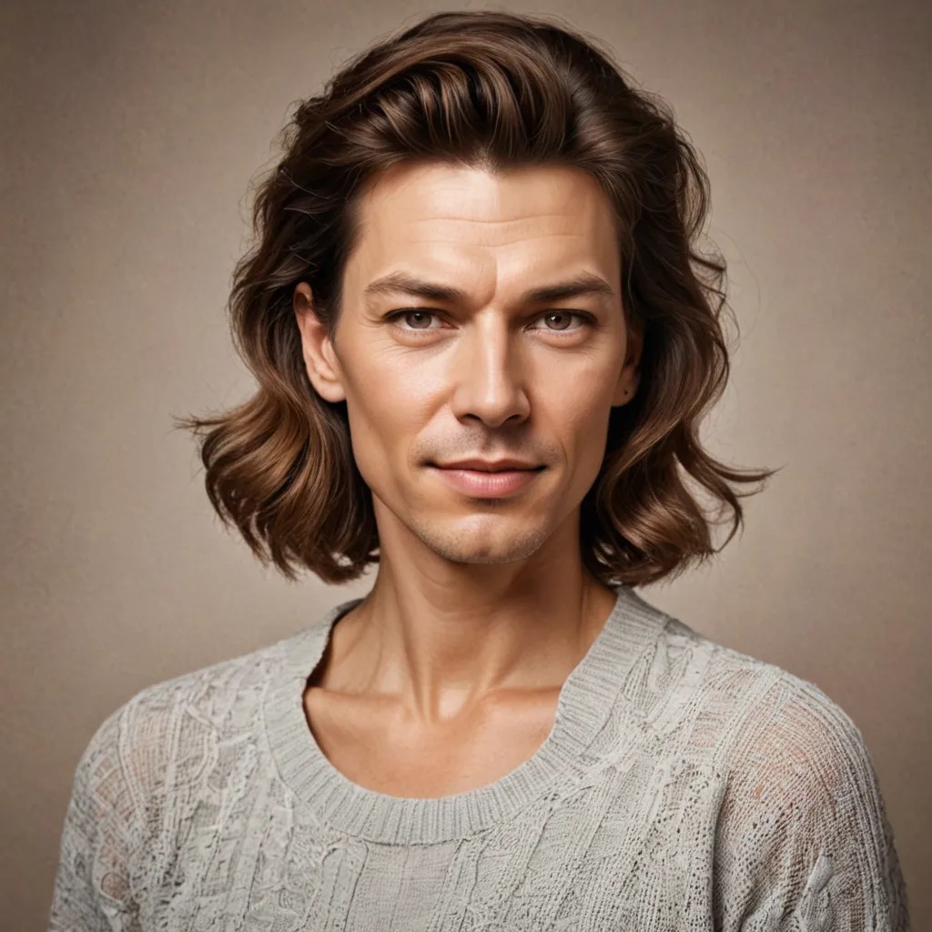 Portrait of a Middle-Aged Woman Photo Style