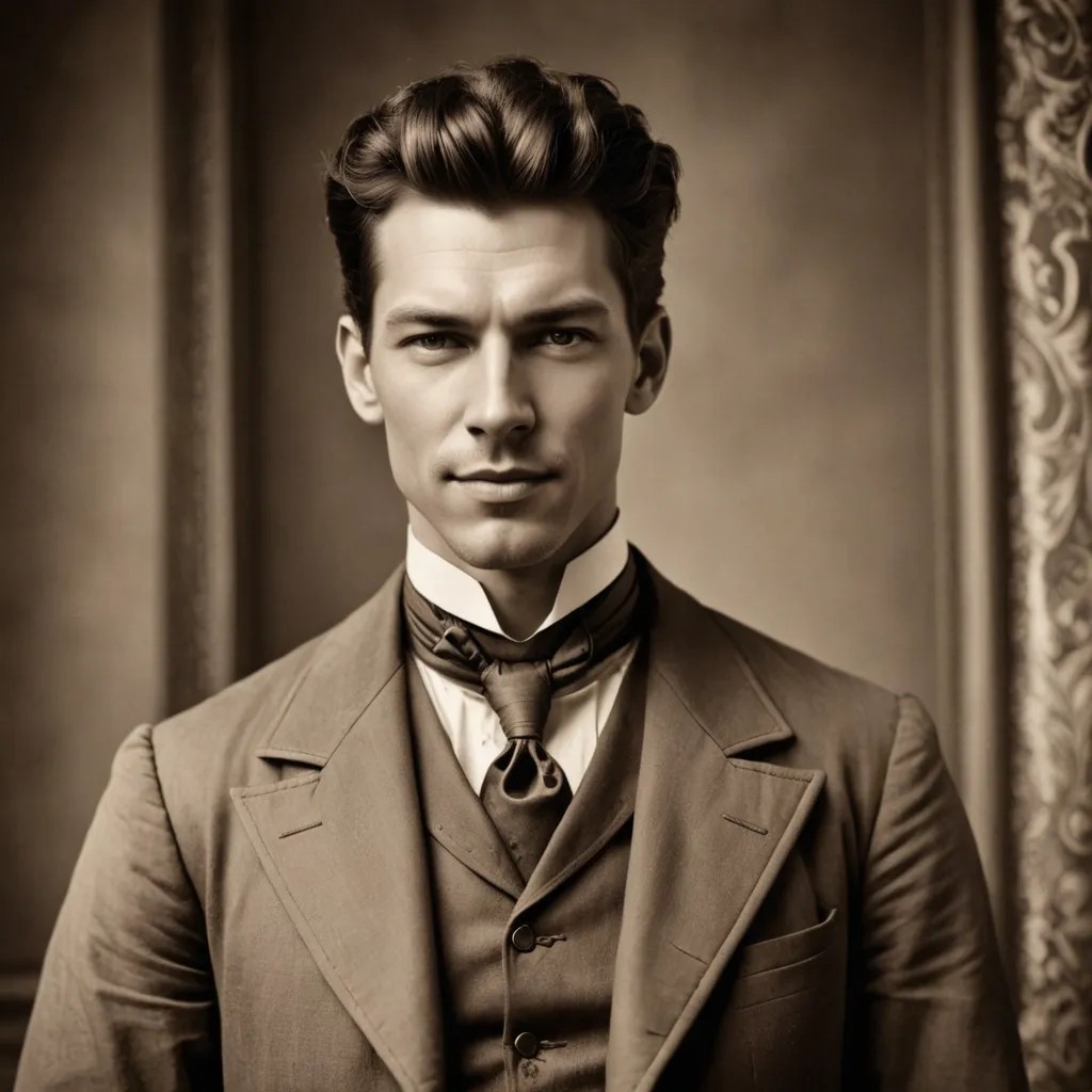 Sepia Victorian Era Clothing Photo Style