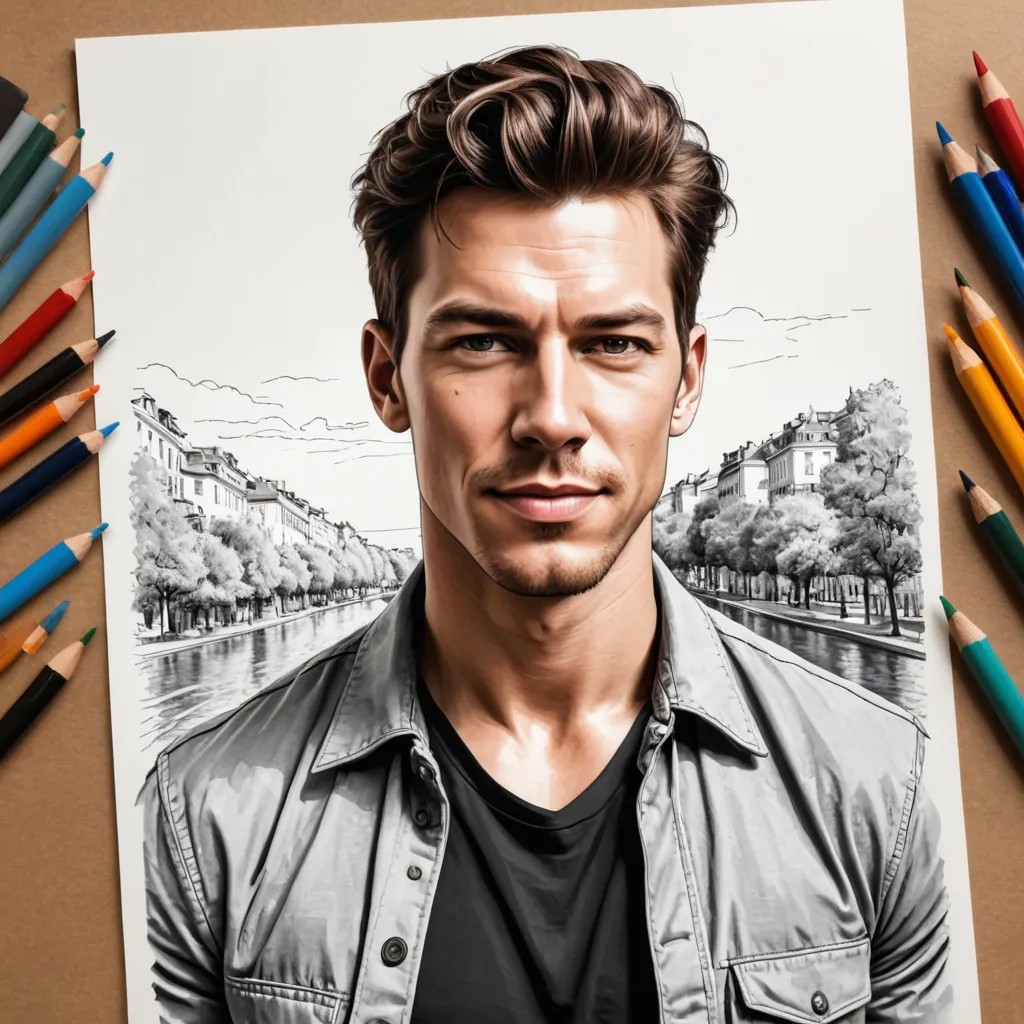 Sketch Coloring Photo Style