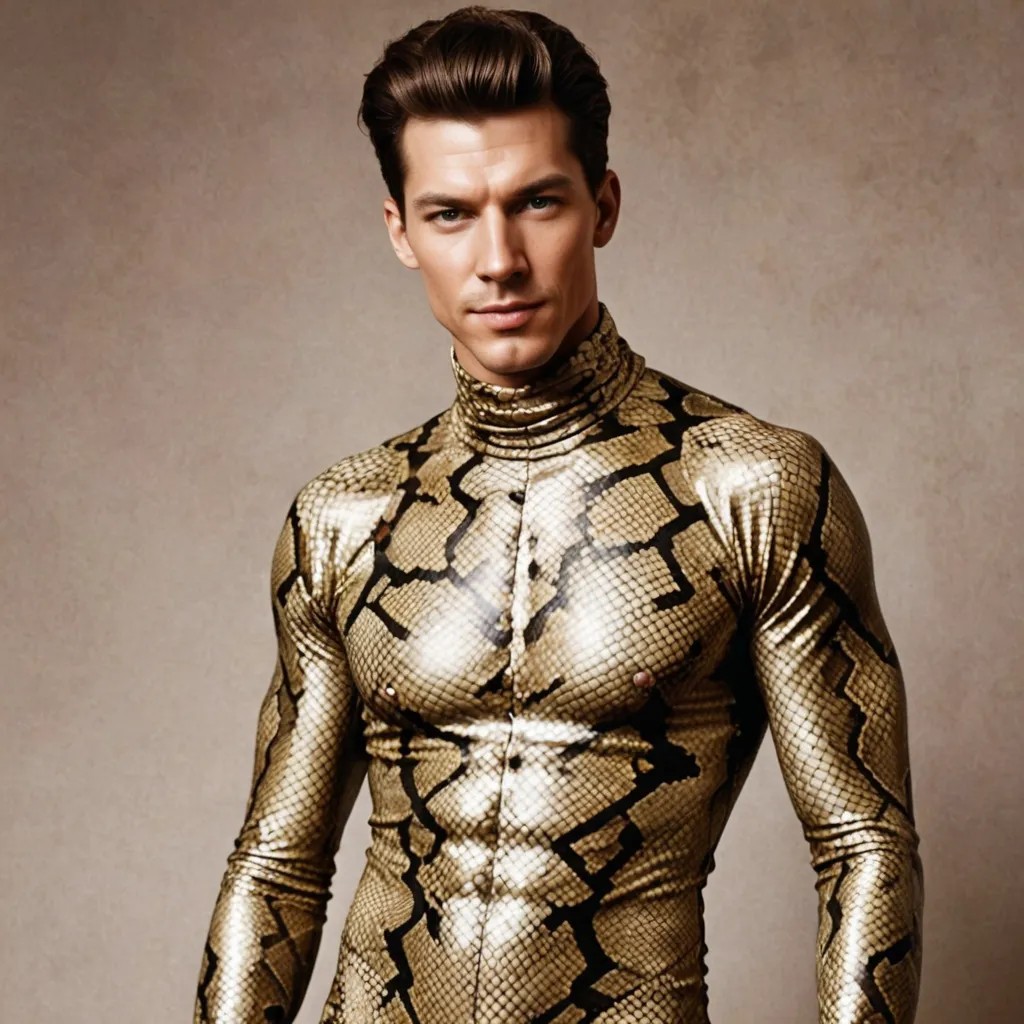 Snakeskin Catsuit, Snake Jewellery Photo Style
