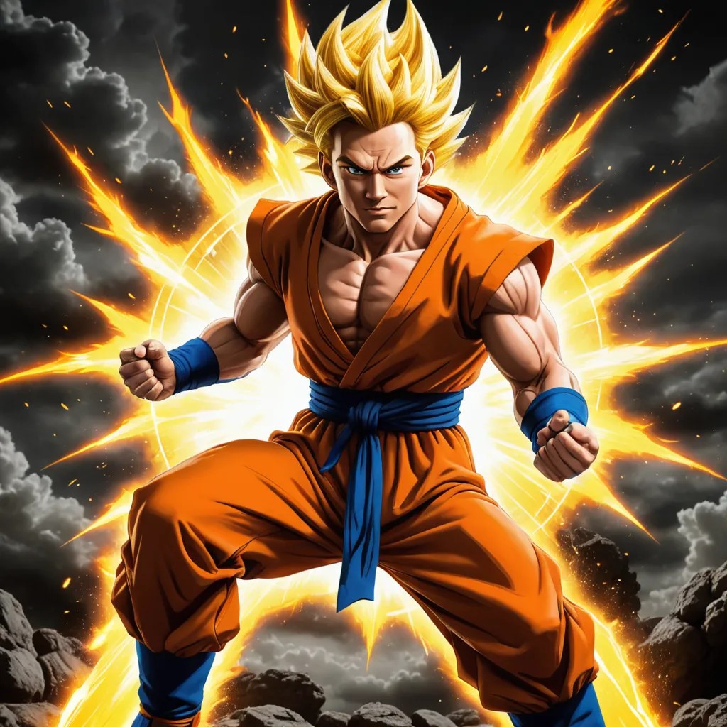 Super Saiyan 2 Photo Style