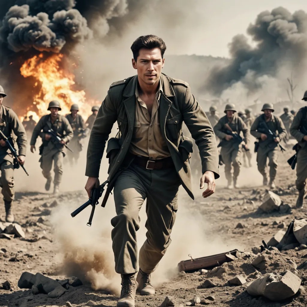 War Scene Photo Style