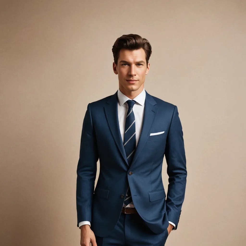 With Suite and Tie Photo Style