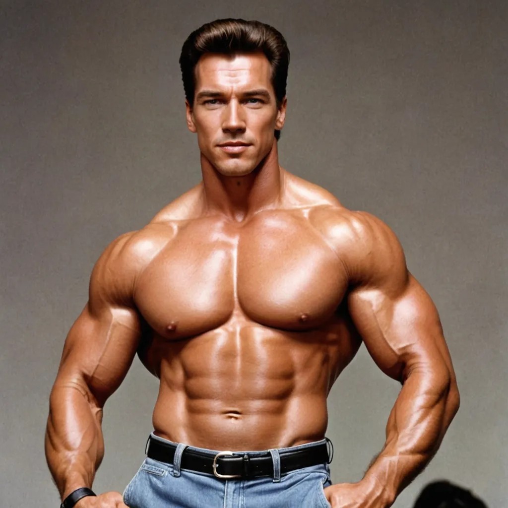 Arnold Schwarzenegger Muscles Photo Style