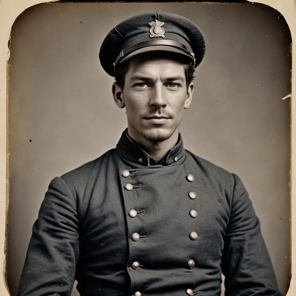 Civil War Soldier Photo Style