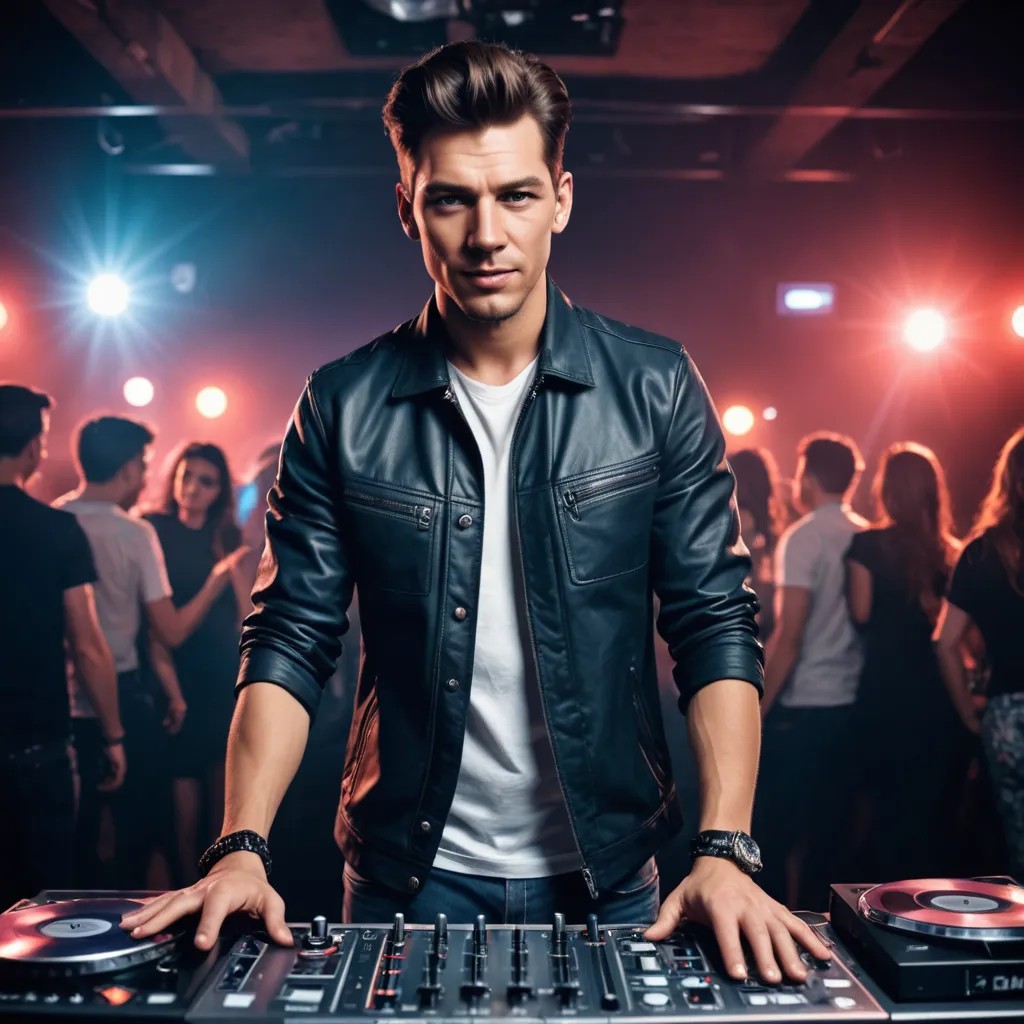DJ in a Club Photo Style