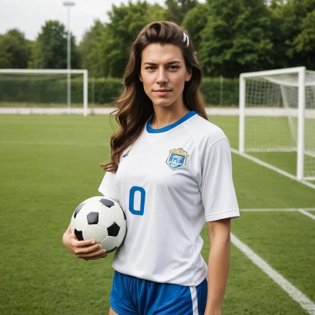 Football Girl Photo Style