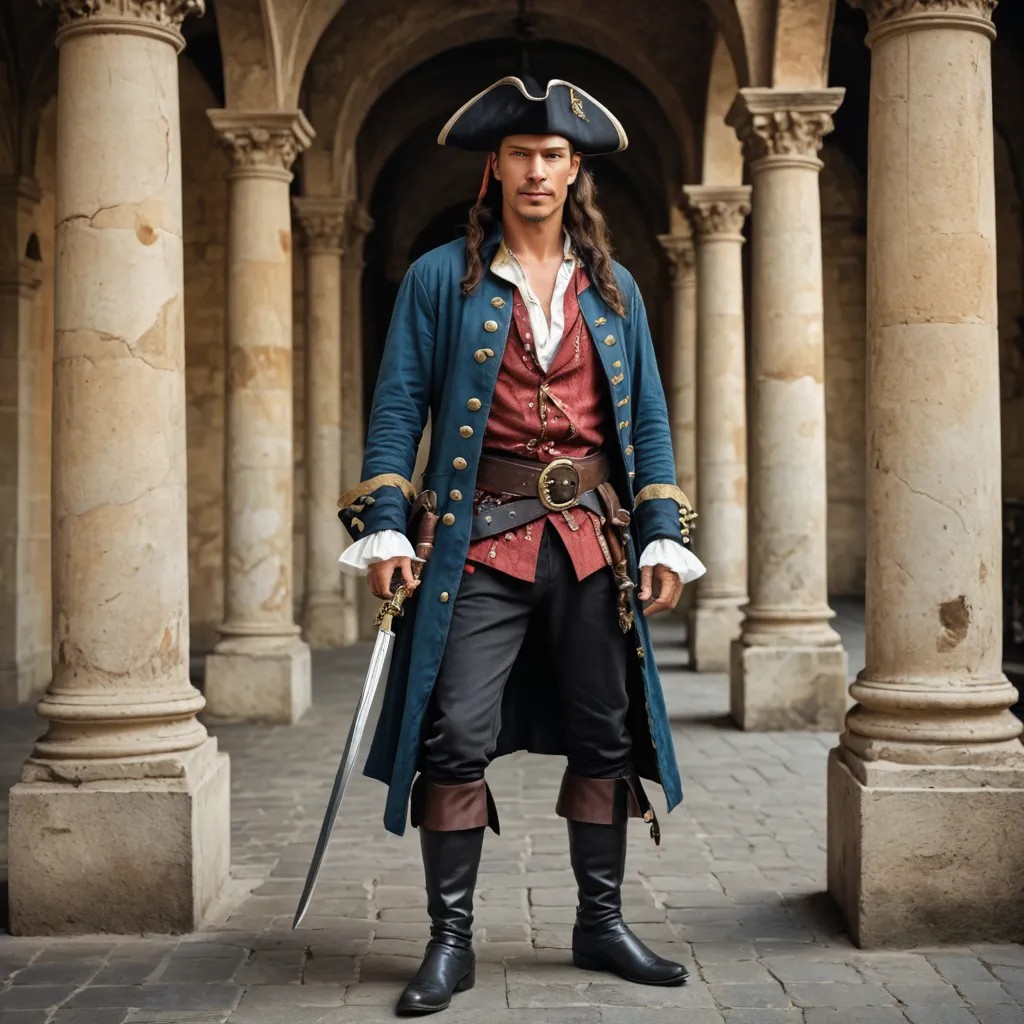 Converted Full Length Picture of Renaissance Pirate image