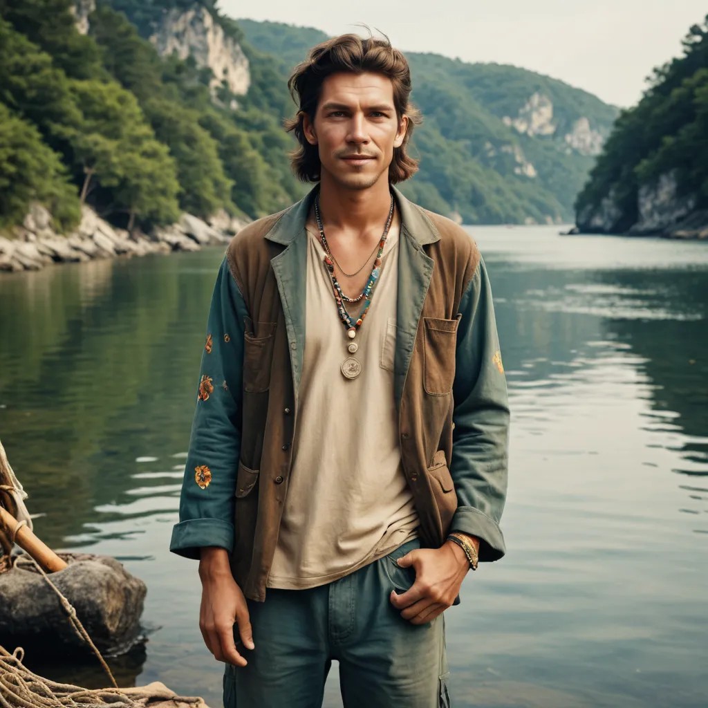 Hippie Fisherman Photo Style