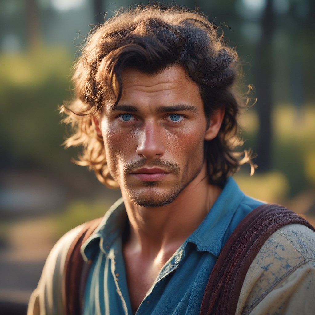 Hippie Woman Wearing Wet Shirt Photo Style