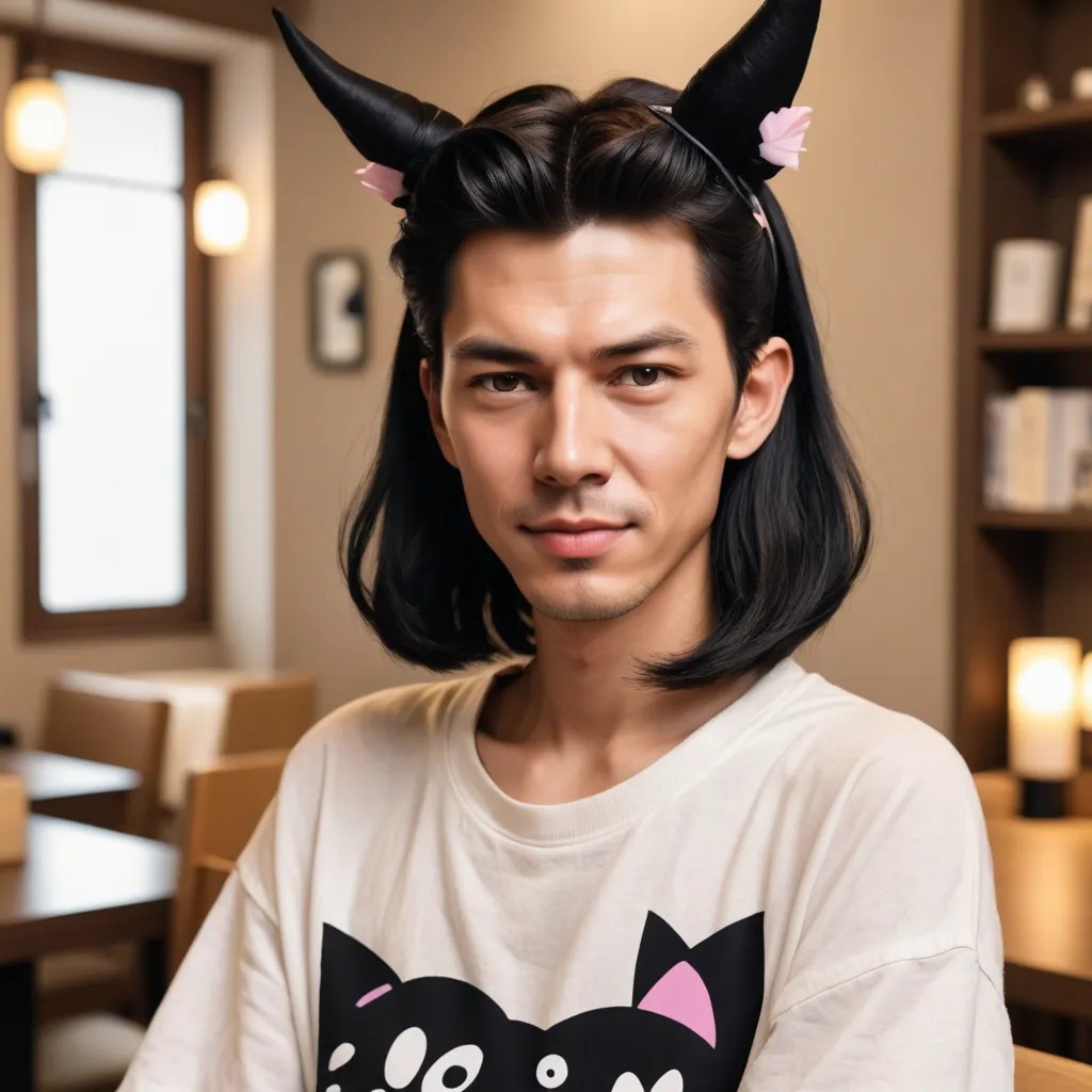 Kuromi Real Life Photo Style