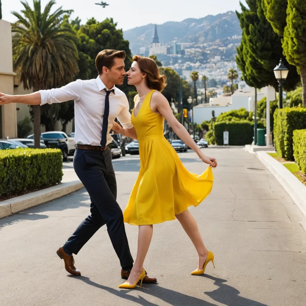 La La Land Mia (Yellow Dress) Photo Style