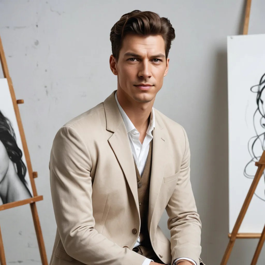 Model Posing for an Art Class Photo Style