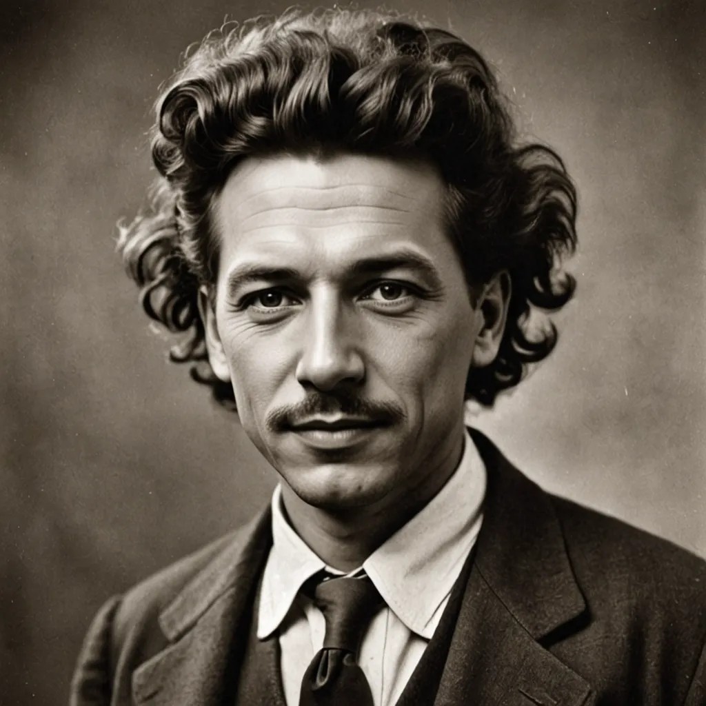 Old Albert Einstein Photo Style