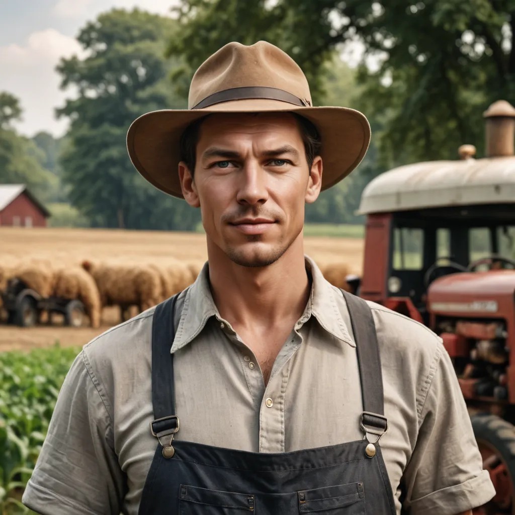 Realistic Farmer Photo Style