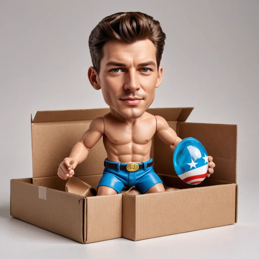 Realistic Toy Photographic Packaging Photo Style