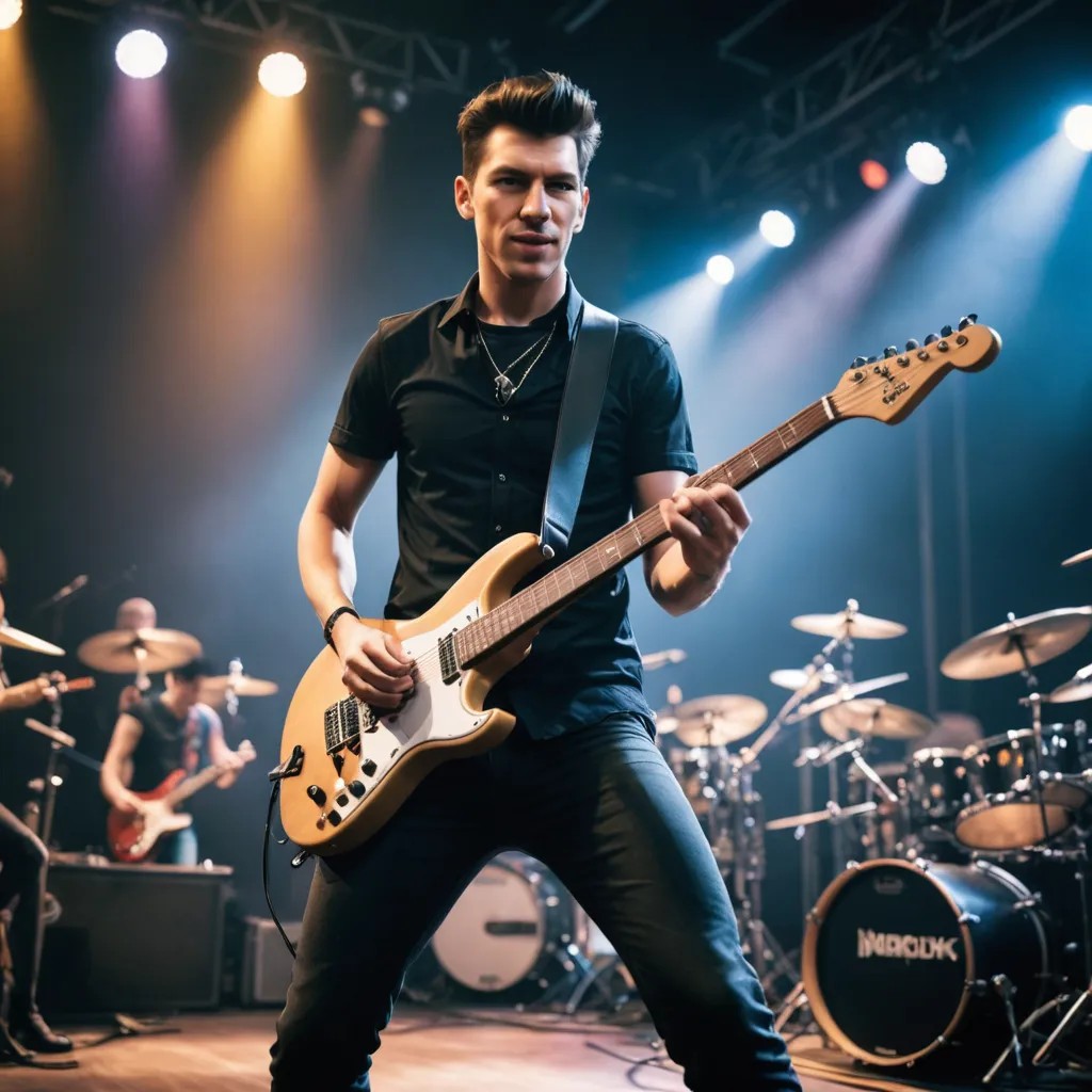 Rock Band on Stage Photo Style