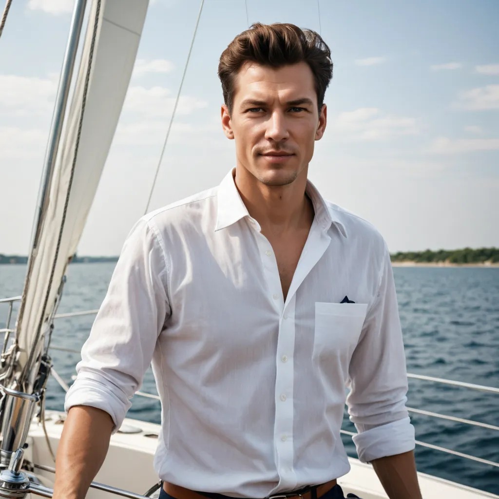 Sailing on a Yacht Photo Style