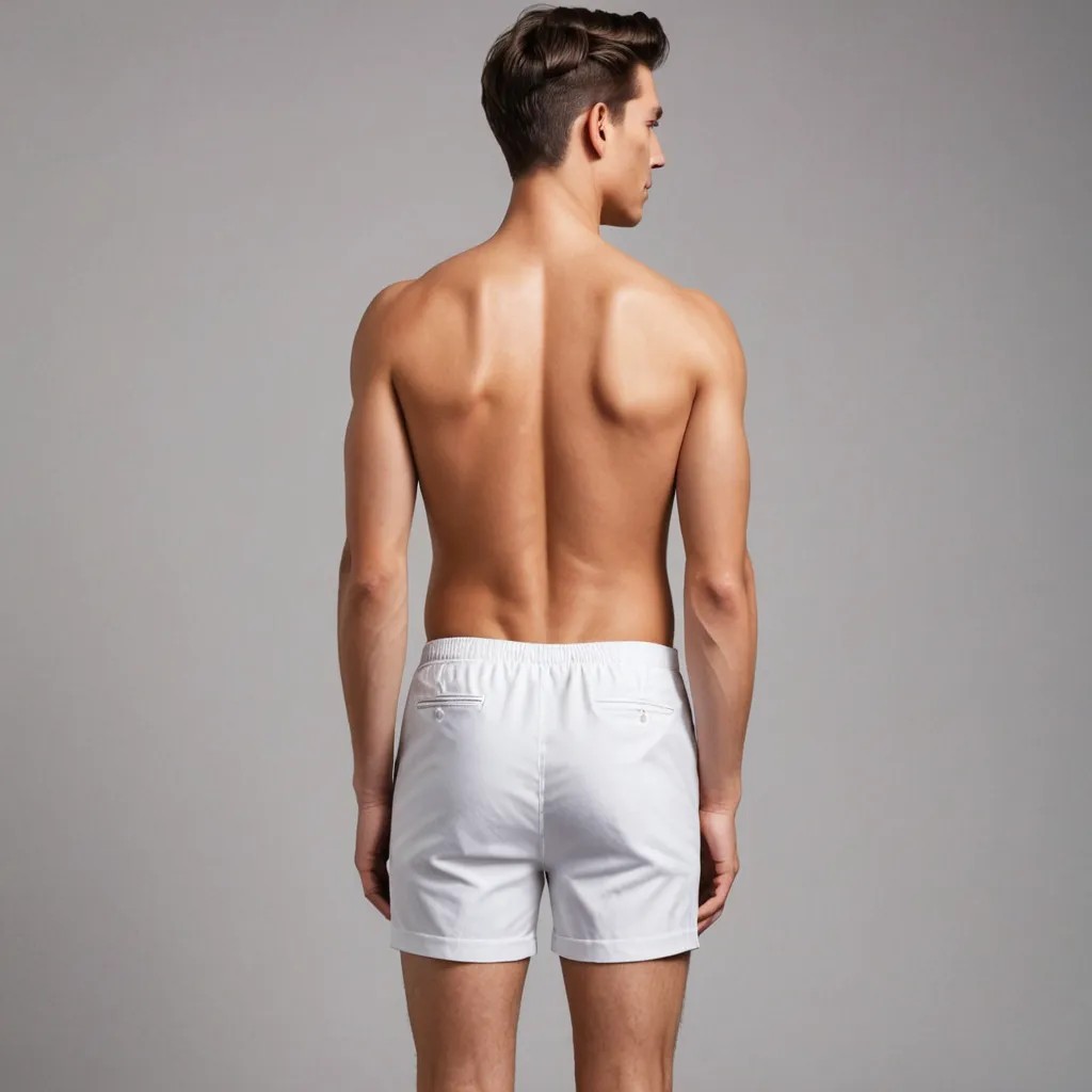 Short Dress, Hands Behind Back Photo Style