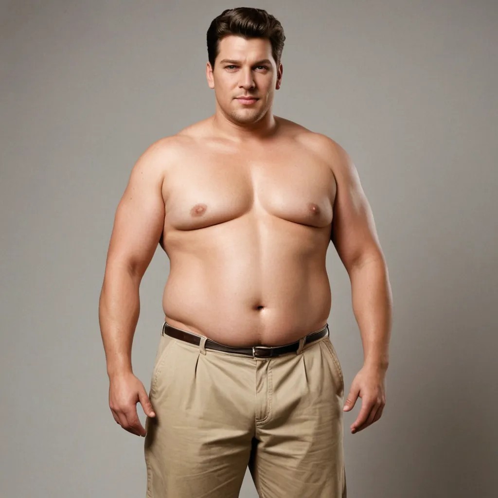 Short Portly Man Photo Style