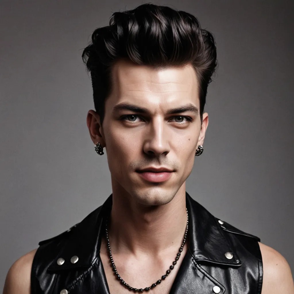 Very Heavy Punk Makeup, Black Lips Photo Style