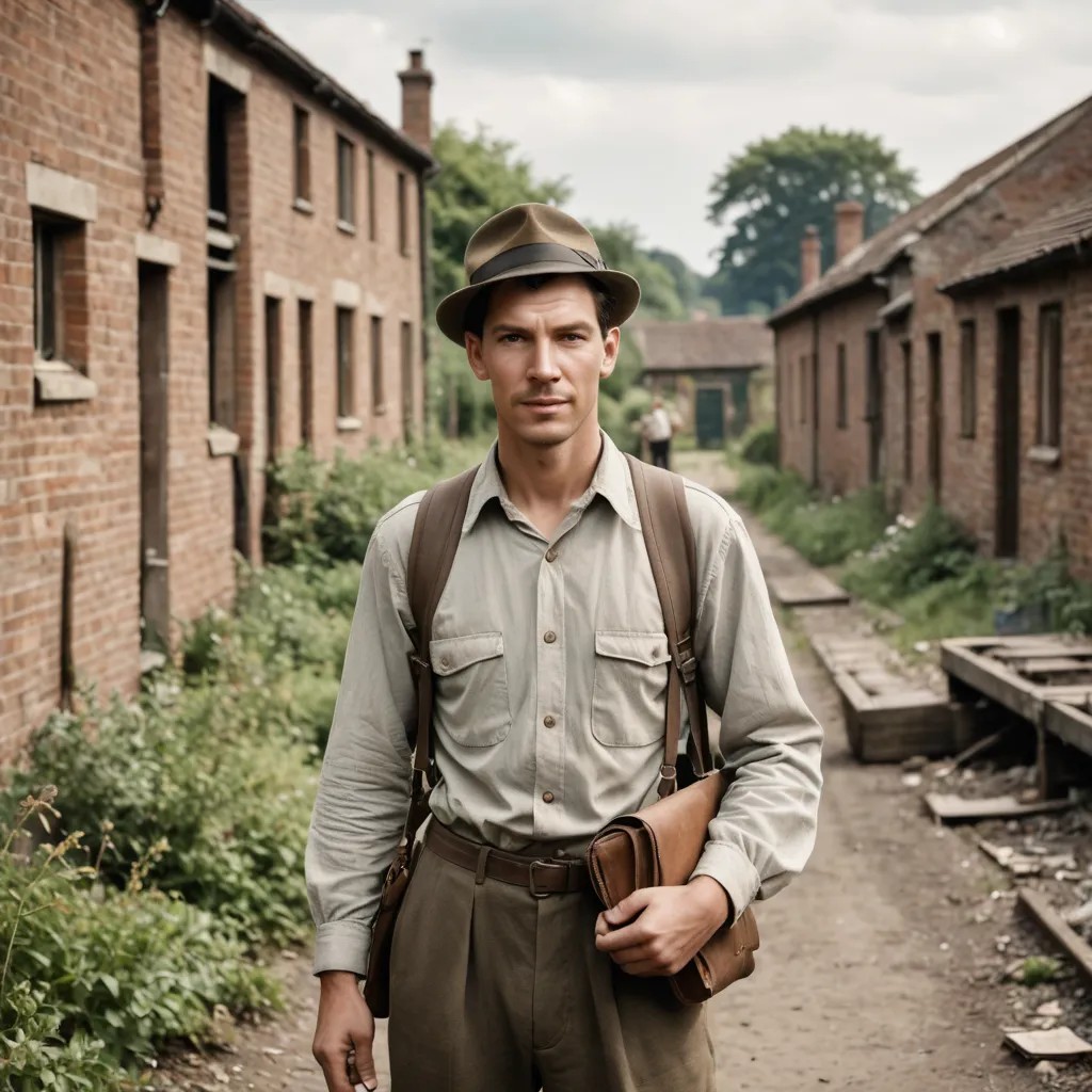 World War 2 Evacuee Photo Style