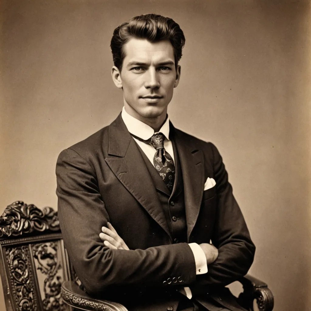 1877 Business Attire Photo Style