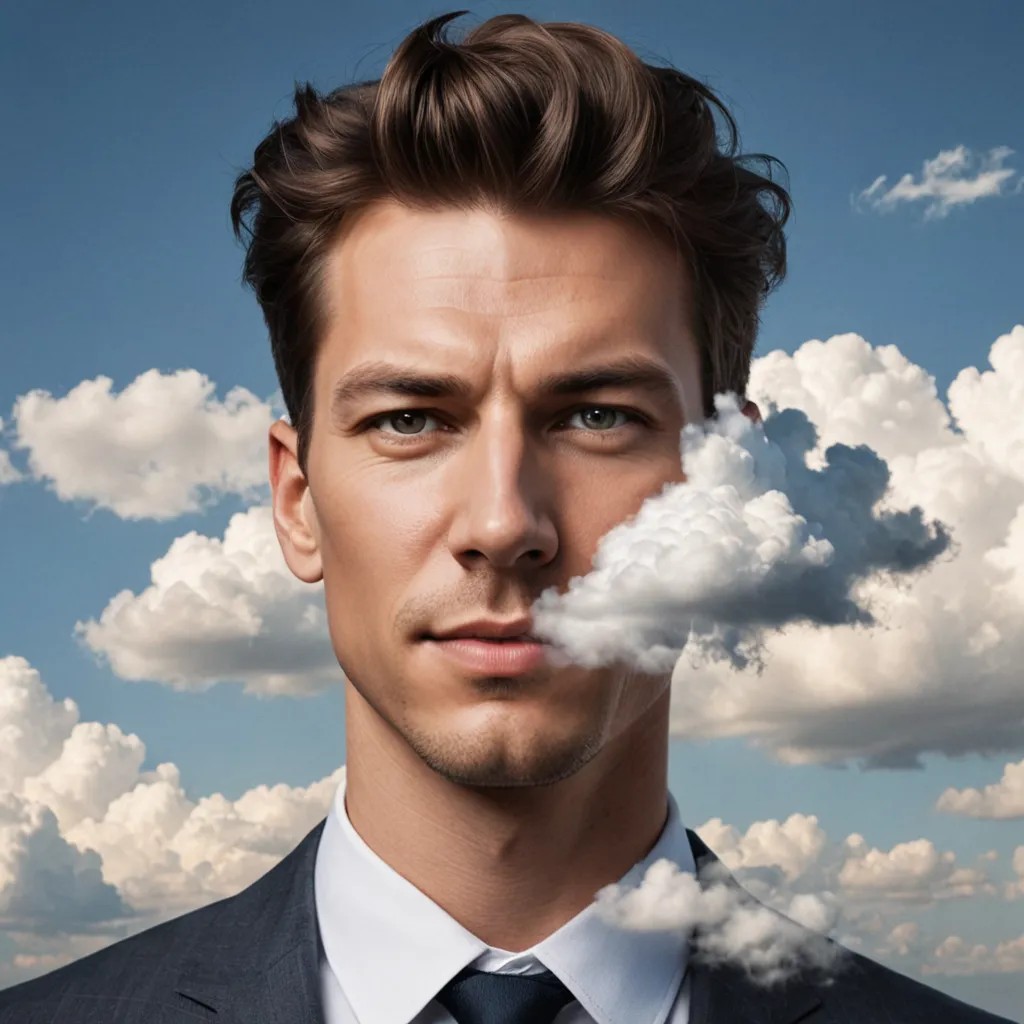 Face in Clouds Photo Style