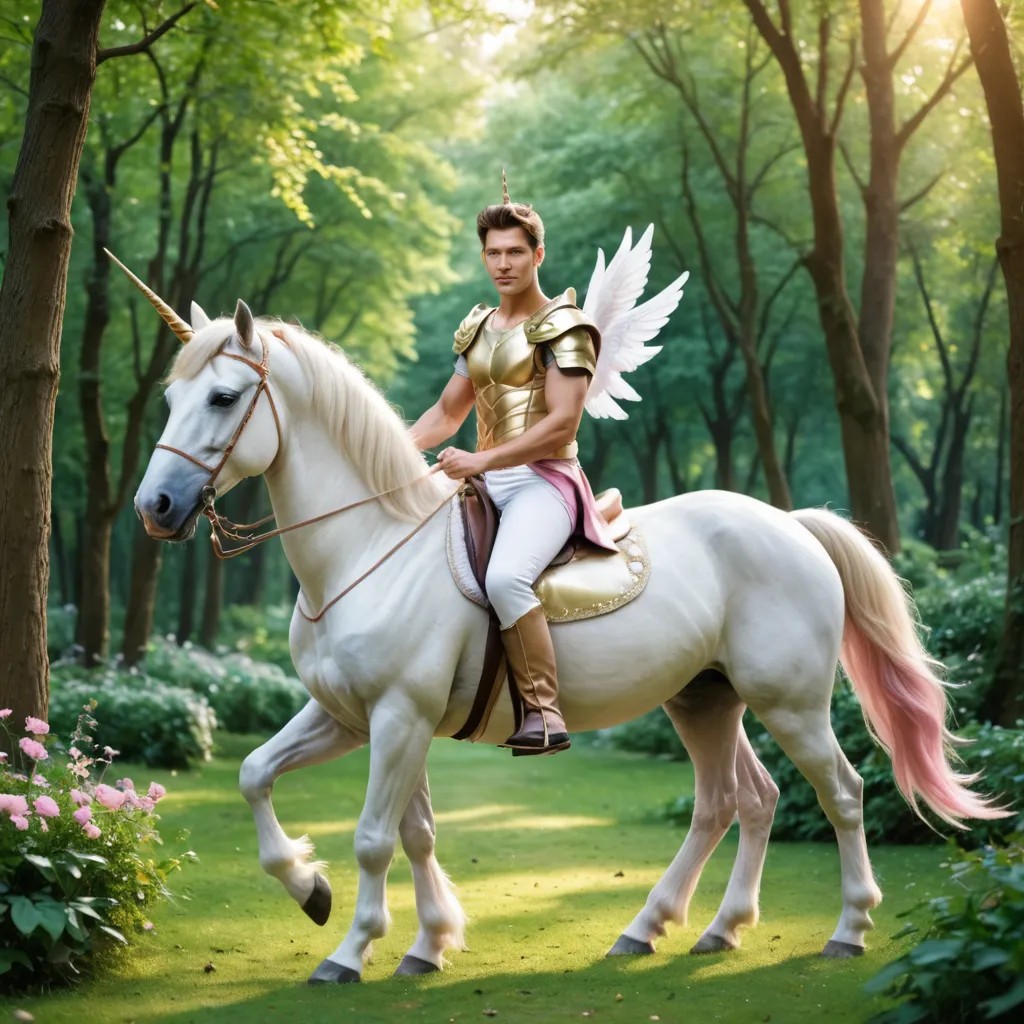 Converted Fairy Princess Riding a Unicorn image