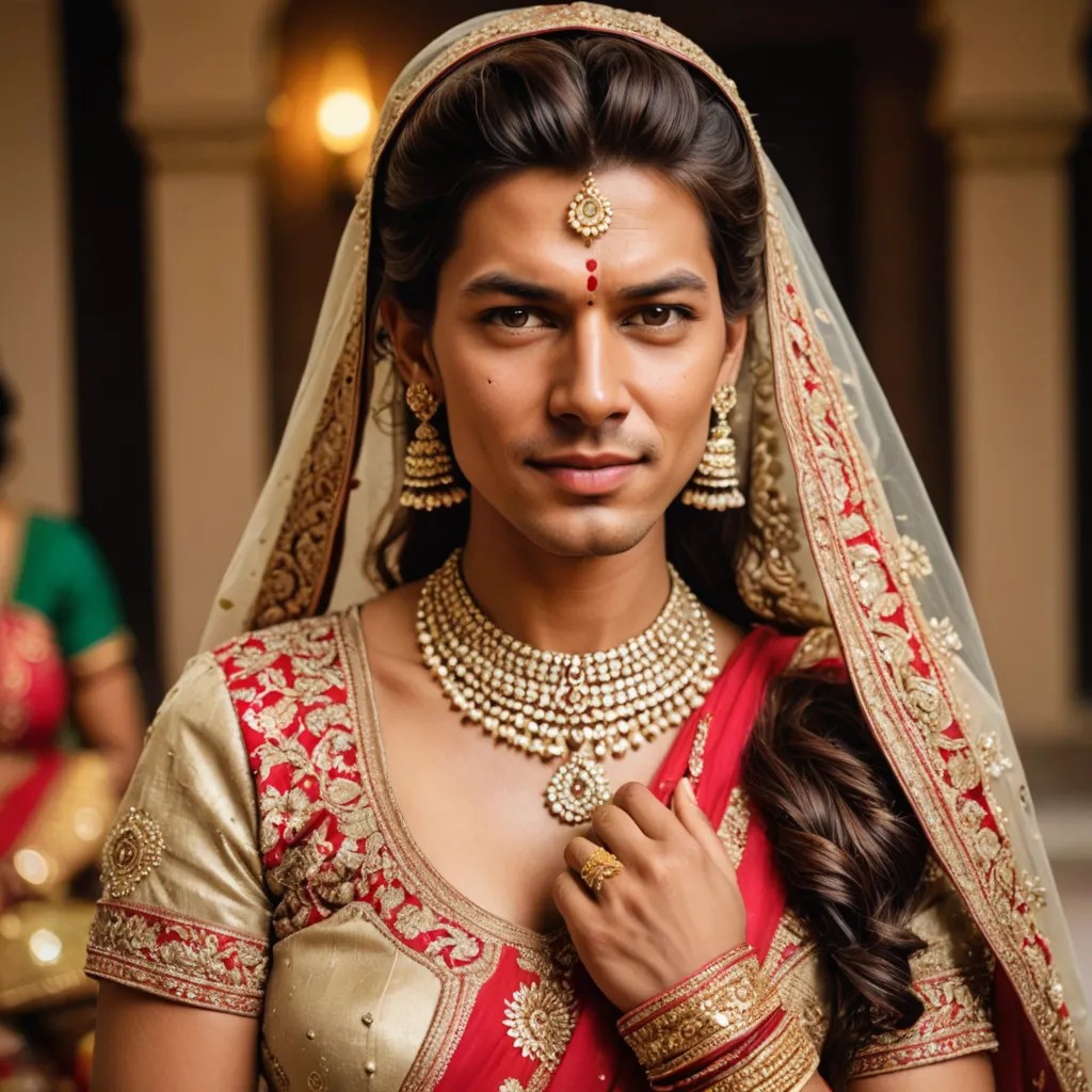 Indian Bride Satire Look Photo Style