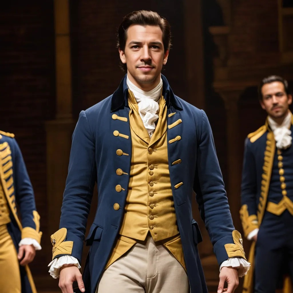 Lin-Manuel Miranda as Hamilton on Broadway Photo Style