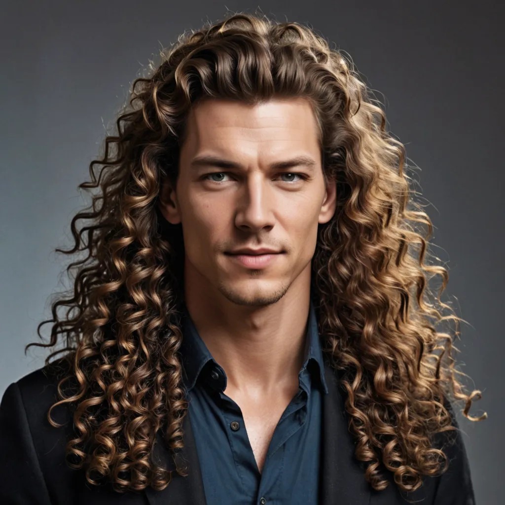 Long Hair, A Bit Curly Photo Style