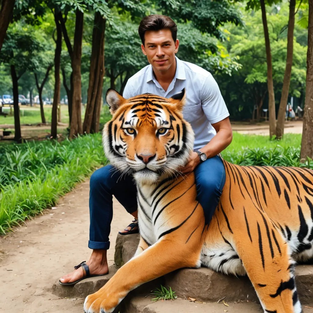 My Photo with Tiger Photo Style