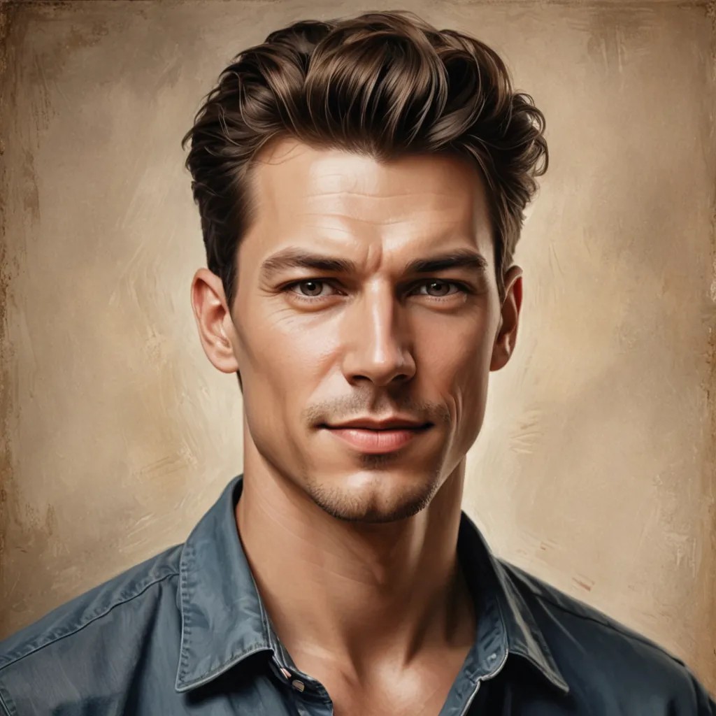 Painted Portrait Photo Style