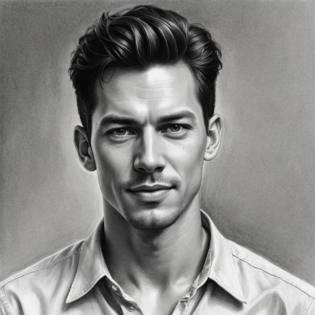 Pencil Sketch Hitam Putih Photo Style