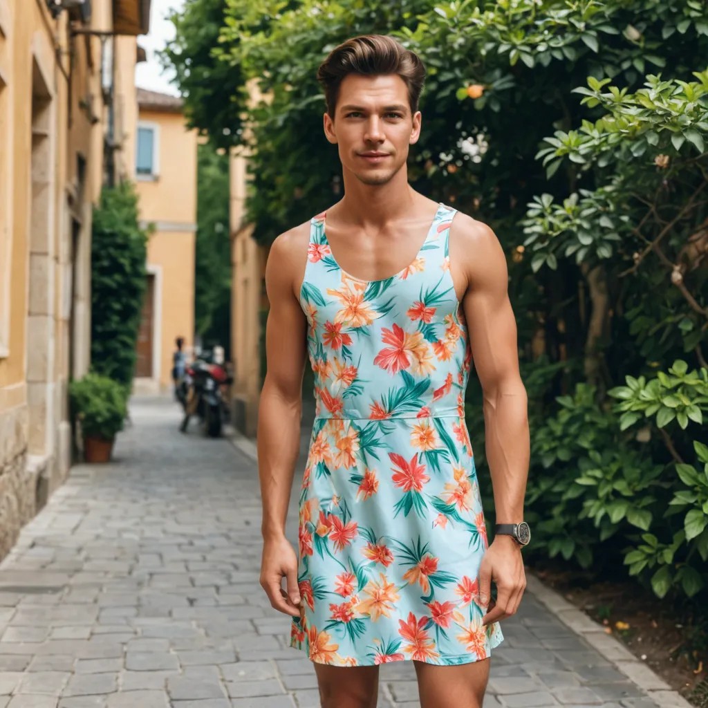 Pretty Short Summer Dress Selfie Photo Style