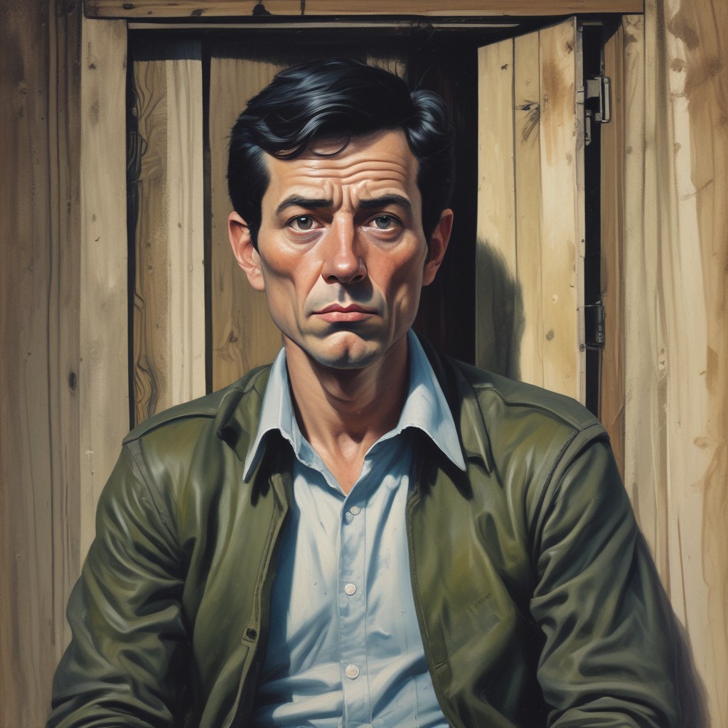 Sitting in an Outhouse Photo Style