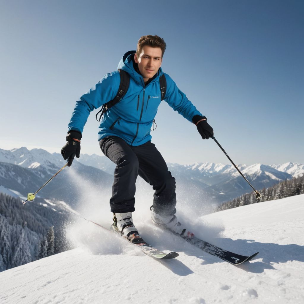 Snow Skiing Photo Style