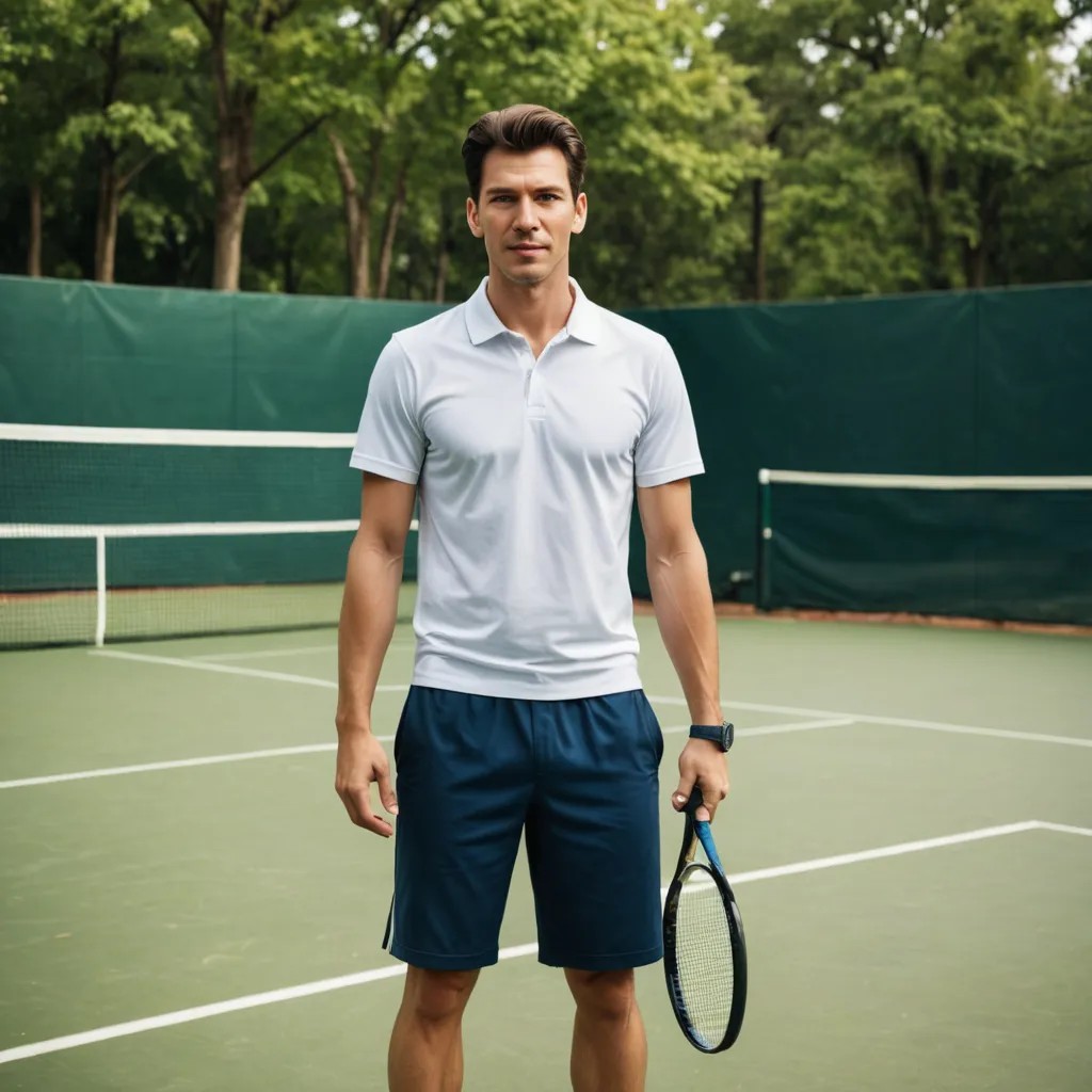 Tennis Court Photo Style