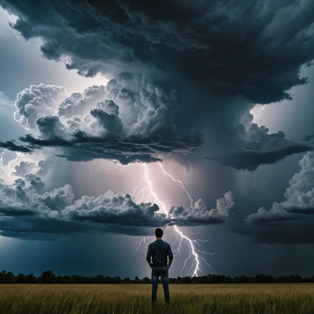 Thunder in Sky Photo Style