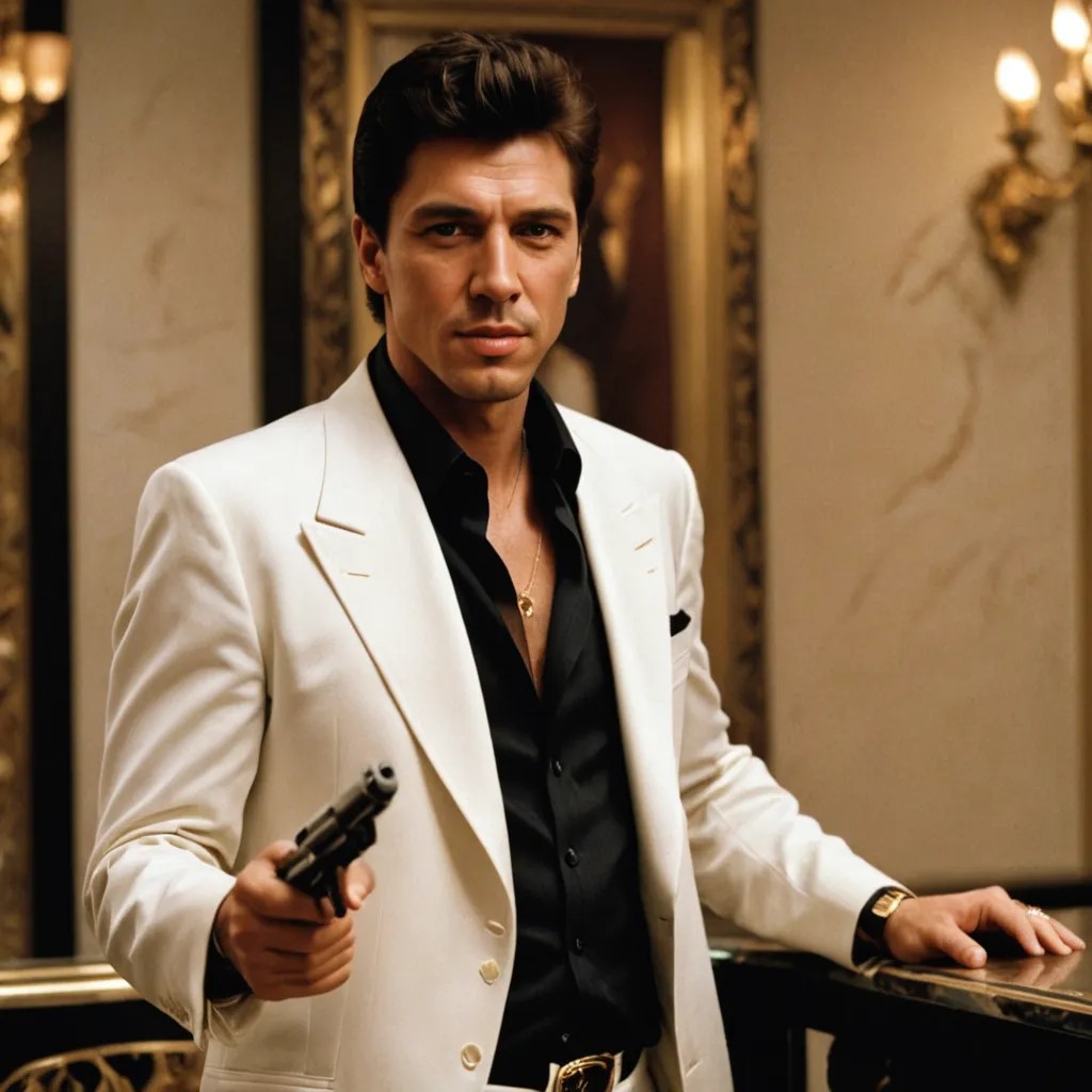 Tony Montana from Scarface Photo Style