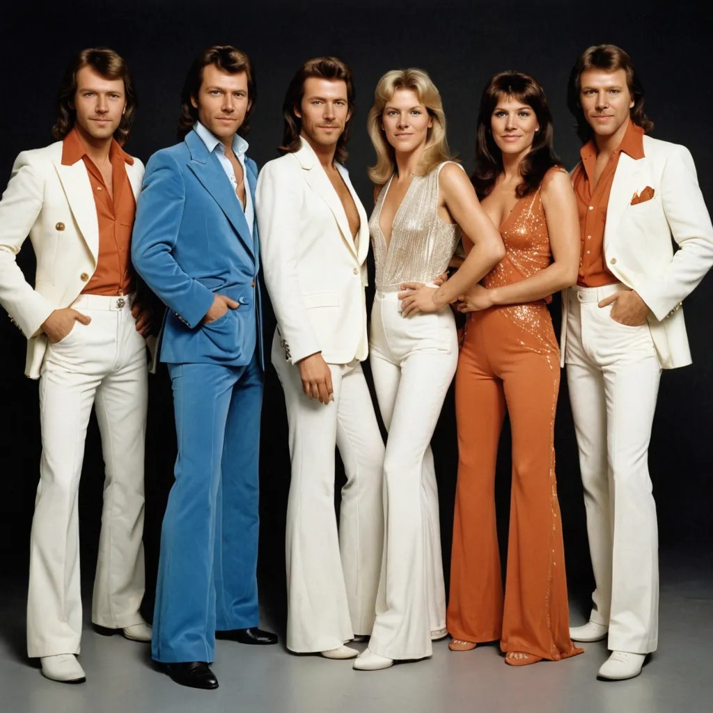 ABBA 1979 North American Tour Photo Style