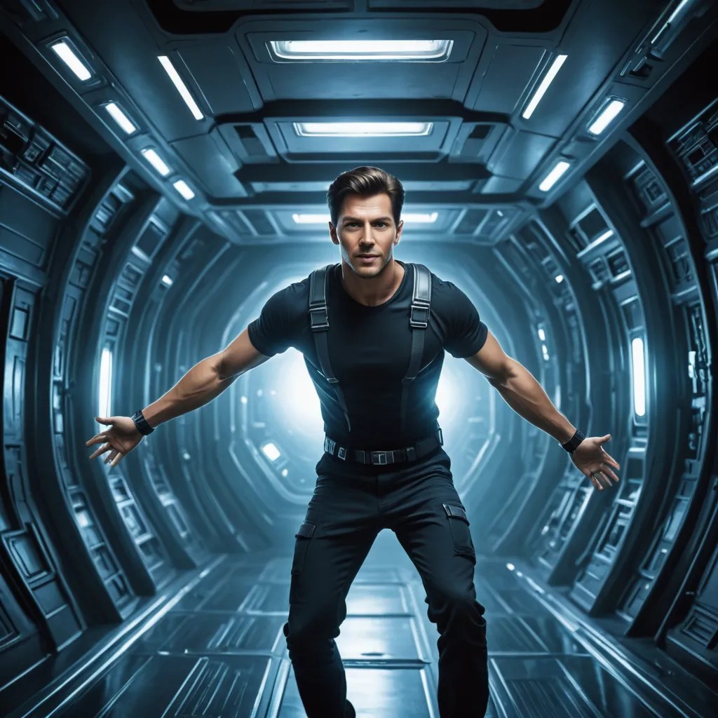 Abducted by Aliens on Spaceship Photo Style