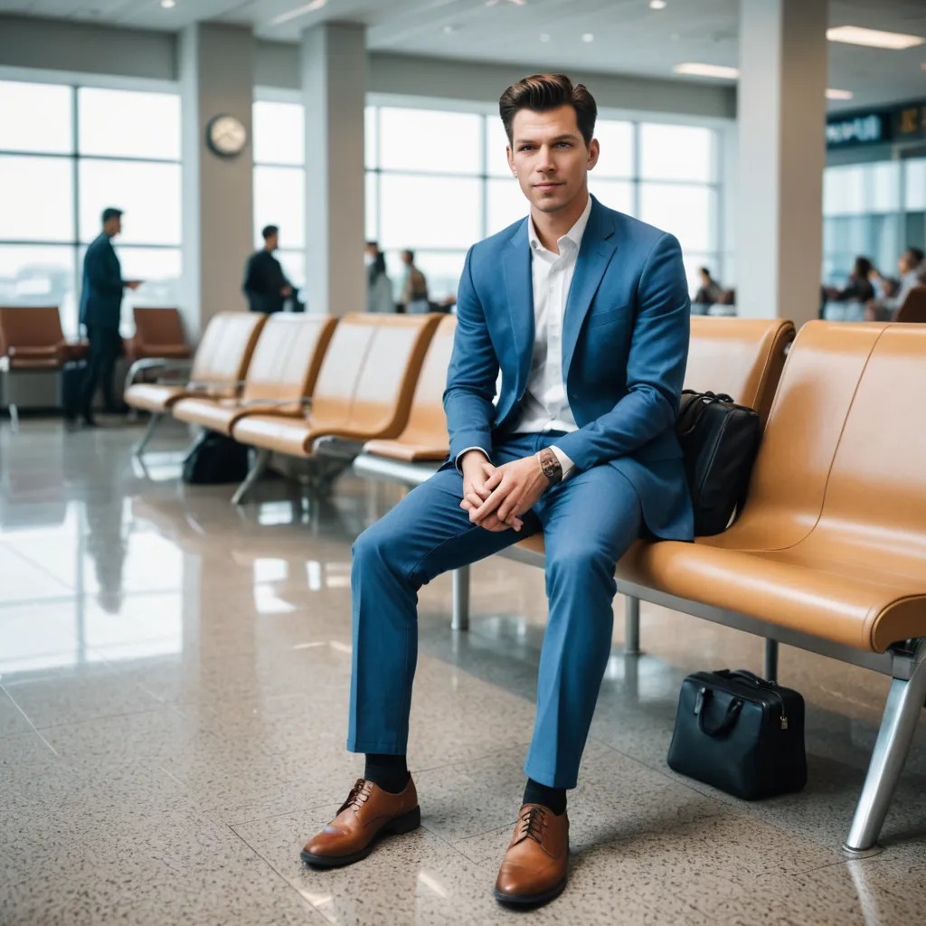 Airport Waiting Room Photo Style